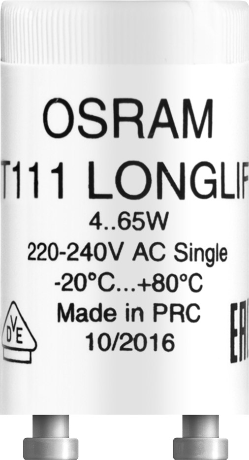 Mehrfachpackung 10x Osram Starter St 111 4-65W langlife SINGLE
