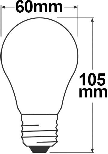 ISOLED E27 Vintage Line LED Birne 8W ultrawarmweiß, dimmbar