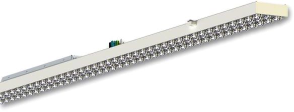 ISOLED FastFix LED Linearsystem S Modul 1,5m 25-75W, 4000K, 25° links/25° rechts, 1-10V dimmbar