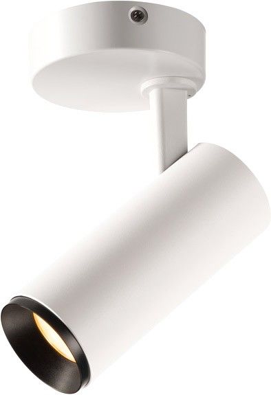 SLV NUMINOS® SPOT DALI S, Indoor LED Deckenaufbauleuchte weiß/schwarz 2700K 60°