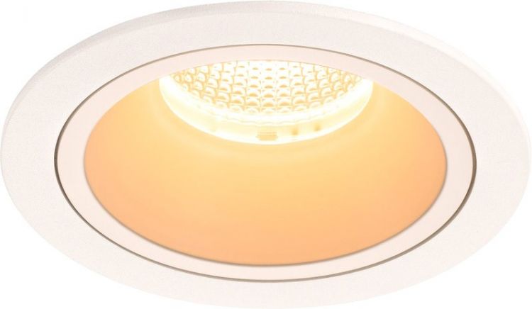SLV NUMINOS® DL L, Indoor LED recessed ceiling light white/white 2700K 55°