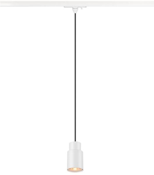 SLV PURI 2.0 Tube, 1~ Pendelleuchte, GU10, Pendellänge 200cm, 1x max. 6W, weiß