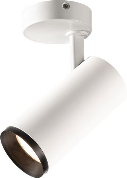 SLV NUMINOS® SPOT DALI M, Indoor LED Deckenaufbauleuchte weiß/schwarz 4000K 60°