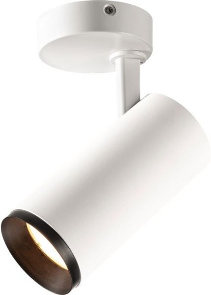 SLV NUMINOS® SPOT DALI M, Indoor LED Deckenaufbauleuchte weiß/schwarz 3000K 24°