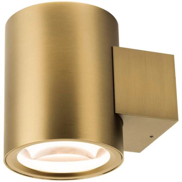 SLV OCULUS, Wandaufbauleuchte, rund, 2000-3000K, 15W, Dim-to-Warm, PHASE, 100°, messing