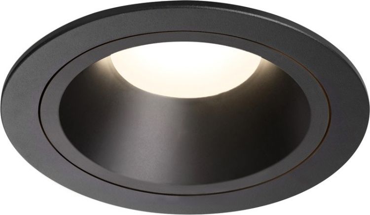 SLV NUMINOS® DL L, Indoor LED recessed ceiling light black/black 4000K 40°