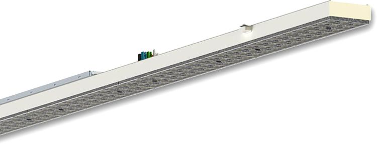 ISOLED FastFix LED Linearsystem S Modul 1,5m 25-75W, 5000K, 25° rechts, DALI dimmbar