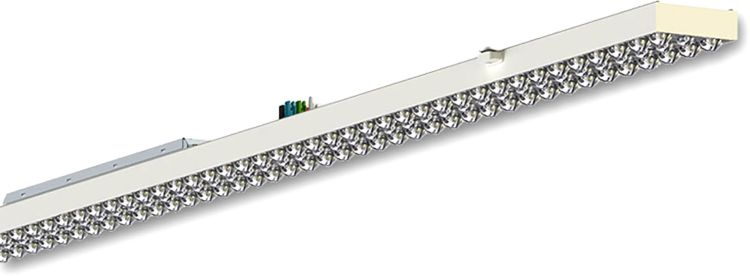 ISOLED FastFix LED Linearsystem S Modul 1,5m 25-75W, 4000K, 25° links, DALI dimmbar