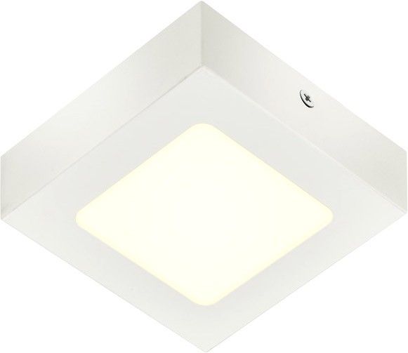 SLV SENSER 12 CW, Indoor LED wall and ceiling-mounted light square white 4000K