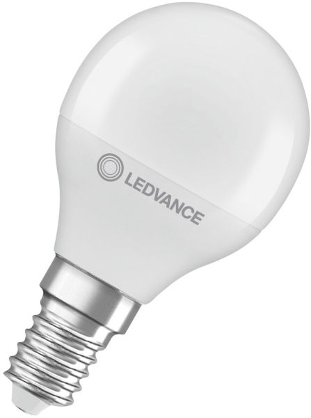 LEDVANCE LED CLASSIC P V 4.9W 827 mattiert E14