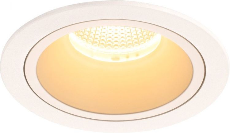 SLV NUMINOS® DL L, Indoor LED recessed ceiling light white/white 3000K 55°