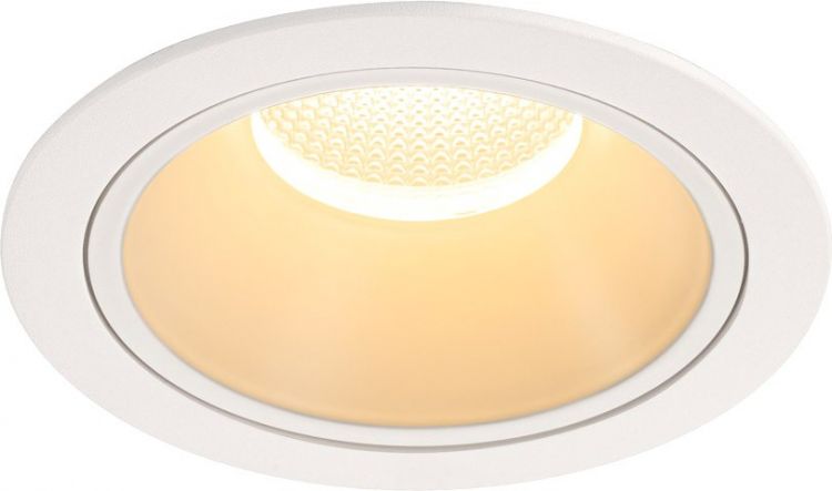 SLV NUMINOS® DL XL, Indoor LED recessed ceiling light white/white 3000K 40°