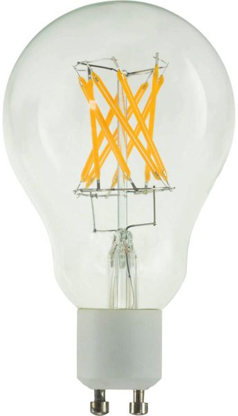 SLV LED A60 Crossed Filament, LED-Leuchtmittel, GU10, PHASE, 6,5W, 2700K