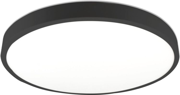 ISOLED LED Deckenleuchte PRO schwarz, 36W, rund, 500mm, ColorSwitch 2700|3000|4000K, dimmbar