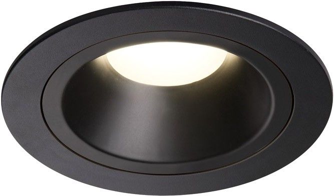 SLV NUMINOS® DL M, Indoor LED Deckeneinbauleuchte schwarz/schwarz 4000K 40° inkl. Blattfedern