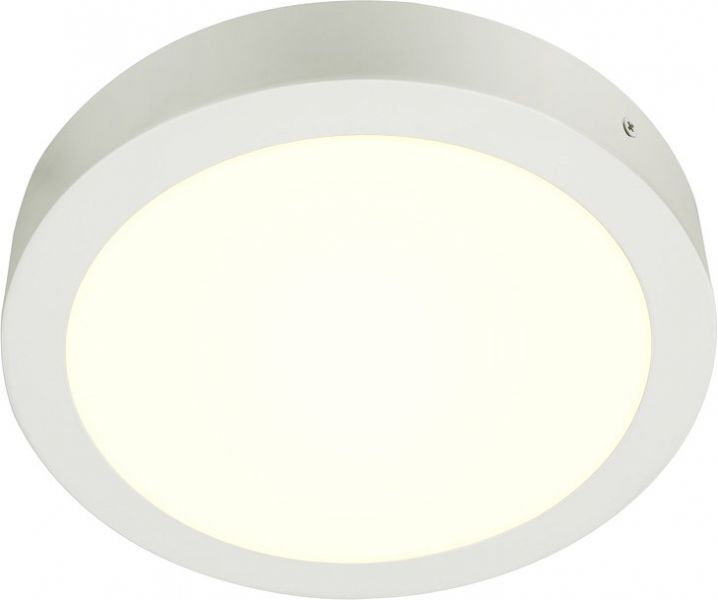 SLV SENSER 24 CW, Indoor LED wall and ceiling-mounted light round white 4000K