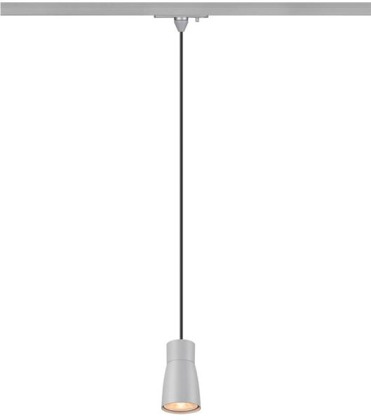 SLV PURI 2.0 Dome, 1~ Pendelleuchte, GU10, Pendellänge 200cm, 1x max. 6W, grau