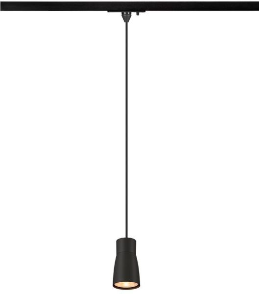 SLV PURI 2.0 Dome, 1~ Pendelleuchte, GU10, Pendellänge 200cm, 1x max. 6W, schwarz