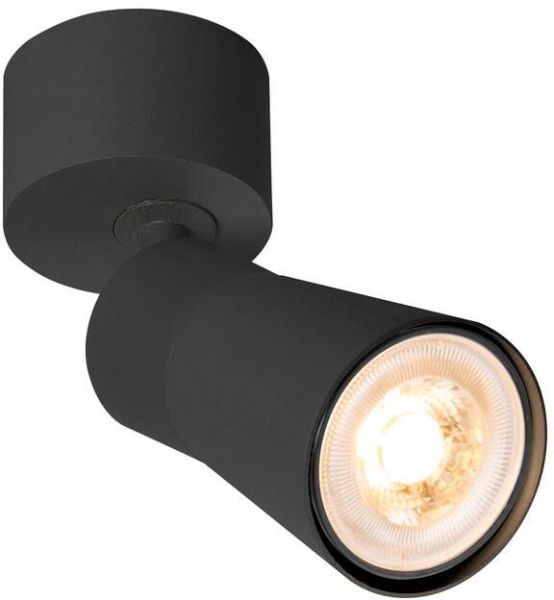 SLV PURI 2.0 Cone, Wand- und Deckenaufbauleuchte, 1x max. 6W GU10, schwarz