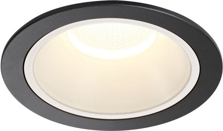 SLV NUMINOS® DL XL, Indoor LED Deckeneinbauleuchte schwarz/weiß 4000K 55°