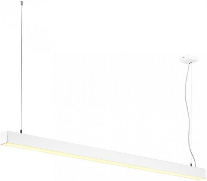 SLV Q-LINE DALI SINGLE LED, Pendelleuchte, dimmbar, 1500mm, weiss