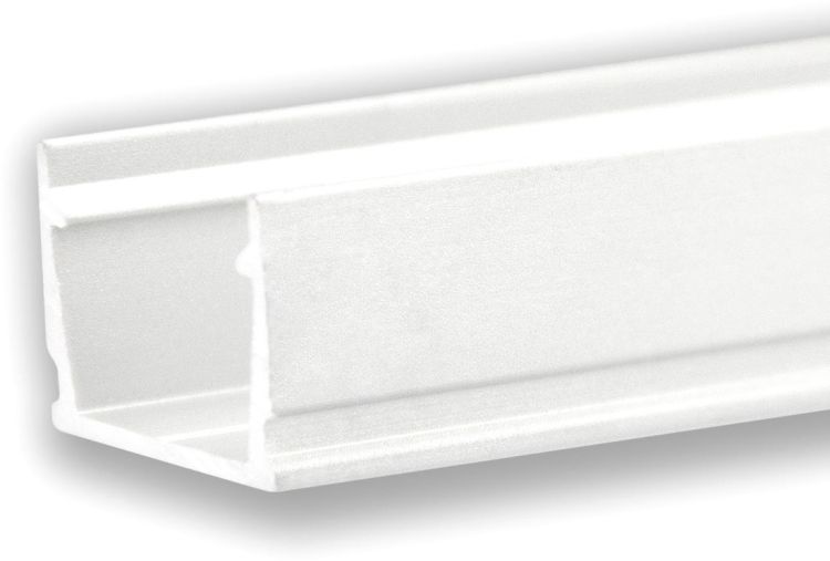 ISOLED LED Aufbauprofil SURF10 Aluminium weiß RAL 9010, 200cm