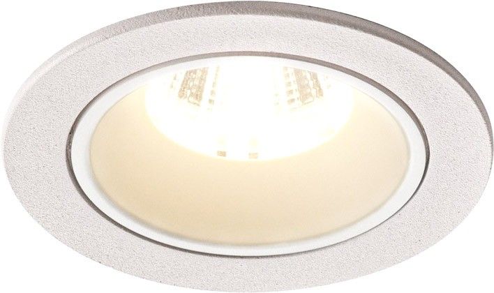 SLV NUMINOS® DL S, Indoor LED Deckeneinbauleuchte weiß/weiß 4000K 20° inkl. Blattfedern