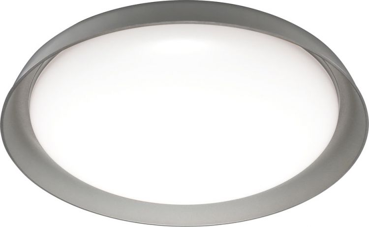 LEDVANCE Wifi SMART+ Orbis Plate LED Deckenleuchte Tunable Weiß 43cm 24W / 3000-6500K Grau