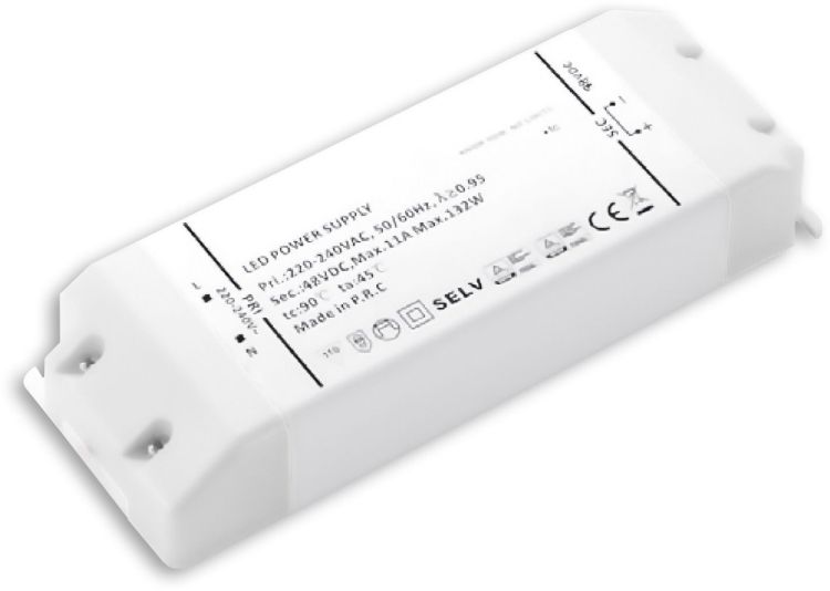 ISOLED LED Trafo 48V/DC, 0-150W, SELV