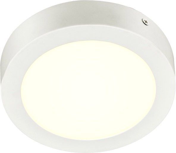 SLV SENSER 18 CW, Indoor LED wall and ceiling-mounted light round white 4000K