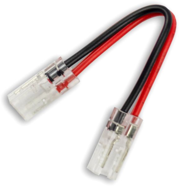 ISOLED Clip-Verbinder mit Kabel Universal (max. 5A) für alle 2-pol. IP20 Flexstripes mit Breite 5mm
