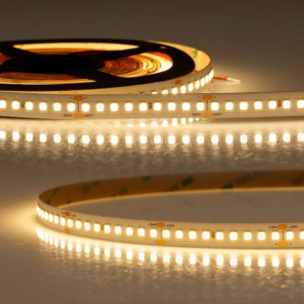 ISOLED LED HEQ827 Flexband 185 lm/W, 24V DC, 9W, IP20, 2700K, 5m Rolle, 180 LED/m