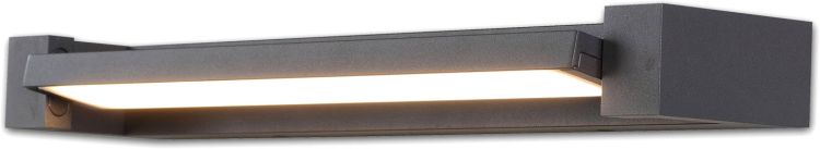 ISOLED LED Wandlampe schwenkbar, 20W, schwarz, ColorSwitch 2700|3000|4000K