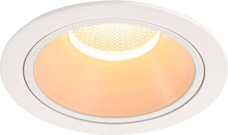 SLV NUMINOS® DL XL, Indoor LED Deckeneinbauleuchte weiß/weiß 2700K 40°