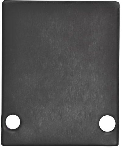 ISOLED Endkappe EC89B Aluminium schwarz RAL 9005 für Profil HIDE SINGLE inkl. Schrauben