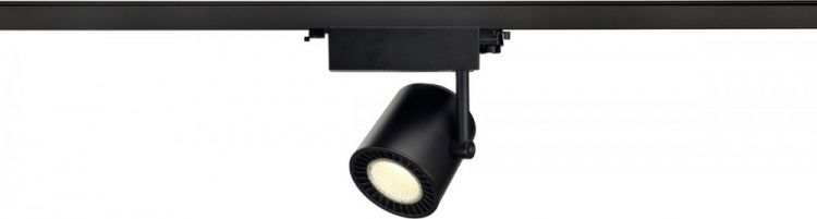 SLV 3~ SUPROS TRACK LED, 3 Phasen System Leuchte schwarz 4000K CRI90 60° 3520lm