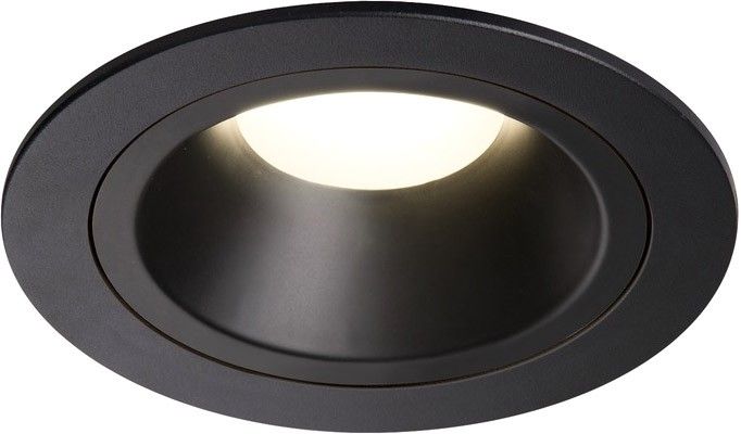 SLV NUMINOS® DL M, Indoor LED recessed ceiling light black/black 4000K 55° gimballed, rotating