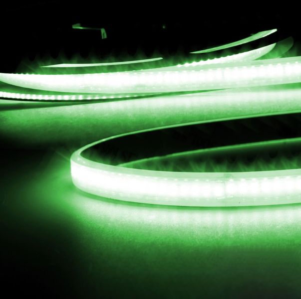 ISOLED LED CRI9G Linear 48V-Flexband, 8W, IP68, grün, 30 Meter