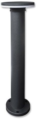 ISOLED LED Wegeleuchte Poller-3, 60cm, 12W, sandschwarz, warmweiß