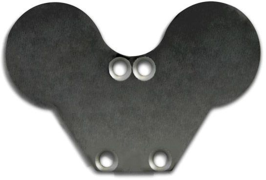 ISOLED Endkappe EC34 Aluminium schwarz für Profil LOOP13 in Verbindung mit TUNNEL, 2 STK, inkl.