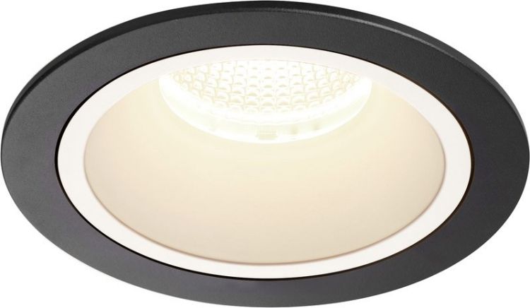 SLV NUMINOS® DL L, Indoor LED Deckeneinbauleuchte schwarz/weiß 4000K 40°