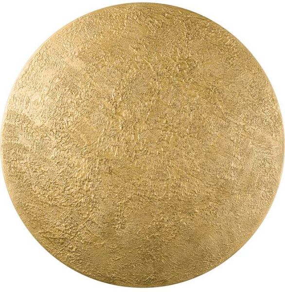 SLV MANA 60 Leuchtenschirm, rund, moon structure, H: 4.2 cm, gold