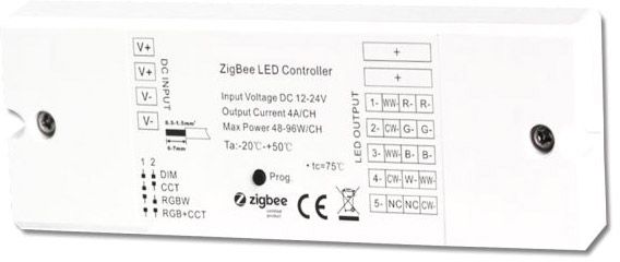 ISOLED ZigBee 3.0 PWM-Controller für LED Flexbänder/Spots, 5 Kanal, 12-24V DC 5x4A