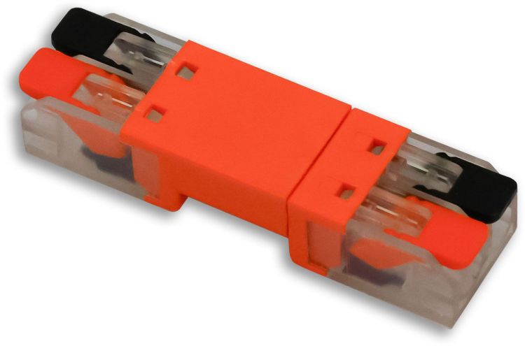 ISOLED Durchgangs-Steckverbinder 2-polig, 0,5-2,5mm², max. 250V/10A