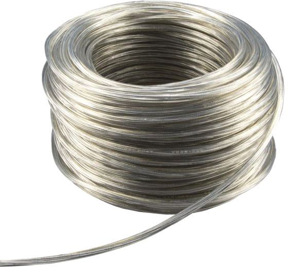 ISOLED Kabel 50m Rolle 3-polig 0.75mm² H03VV-F PVC Mantel transparent AWG18