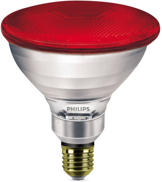 PHILIPS PAR38 IR 175W E27 230V Rot 1CT/12