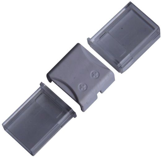 ISOLED Clip-Verbinder (max. 5A) für 2-pol. IP68 Flexstripes mit Breite 12mm und Pitch-Abstand