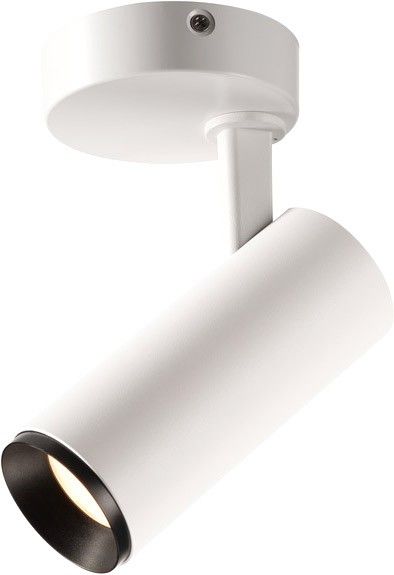 SLV NUMINOS® SPOT DALI S, Indoor LED Deckenaufbauleuchte weiß/schwarz 4000K 36°