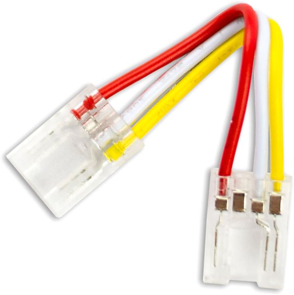 ISOLED Clip-Verbinder mit Kabel Universal (max. 5A) für 3-pol. IP20 Flexstripes mit Breite 10mm