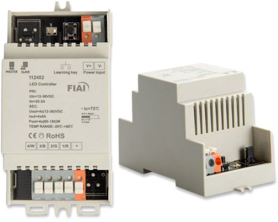 ISOLED Sys-One Hutschienen Funk PWM-Controller, 4 Kanal, 12-36V 4x5A, 48V 4x2.5A